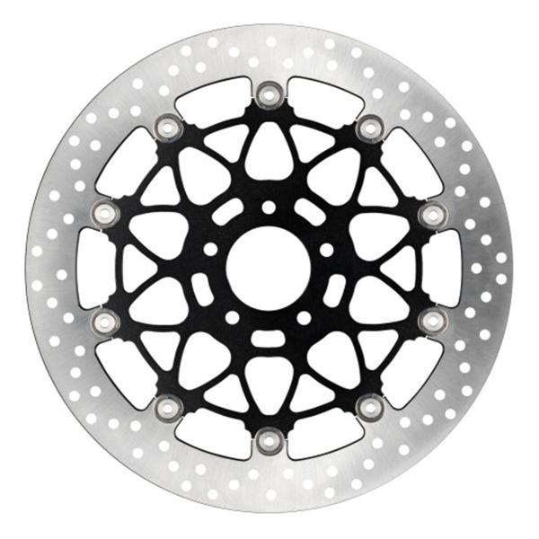 Front Brake Disc 330mm Floating Black Accossato Harley Davidson Softail Deluxe 1750 2018-2021