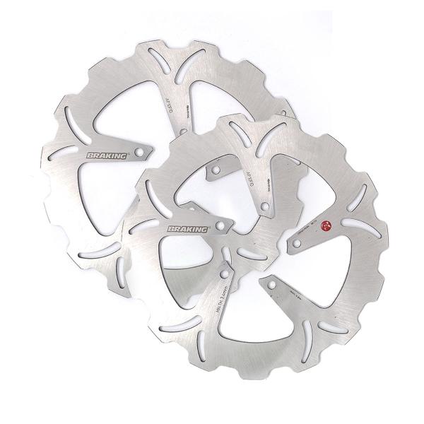 Coppia dischi freno anteriori Braking W-Fix Aprilia Sportcity 250 2006-2007