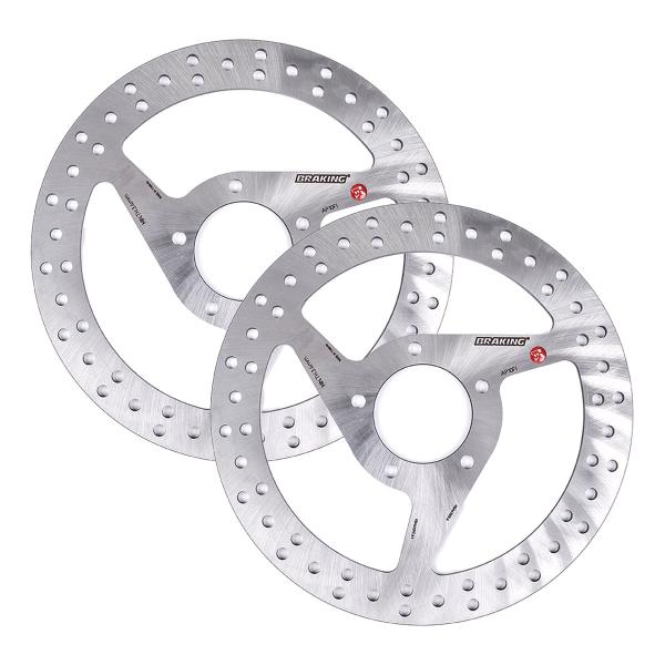 Coppia dischi freno anteriori Braking R-fix Aprilia Atlantic 500 2002-2005