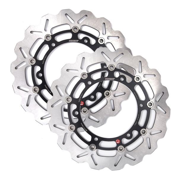 Coppia dischi freno anteriori Braking W-flo Aprilia ETV CapoNord 1000 ABS 2001-2007