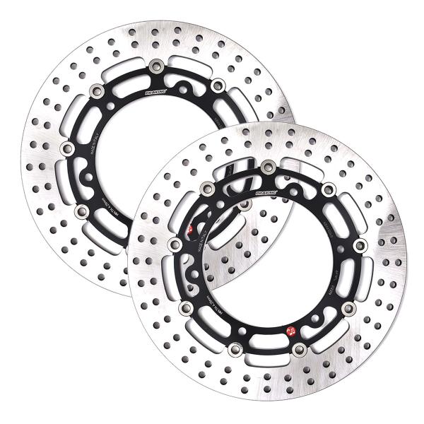 Coppia dischi freno anteriori Braking R-flo Aprilia ETV CapoNord 1000 2001-2007