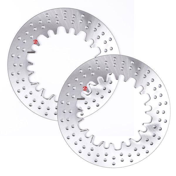 Coppia dischi freno anteriori Braking R-fix BMW Paris Dakar 800 1981-1987