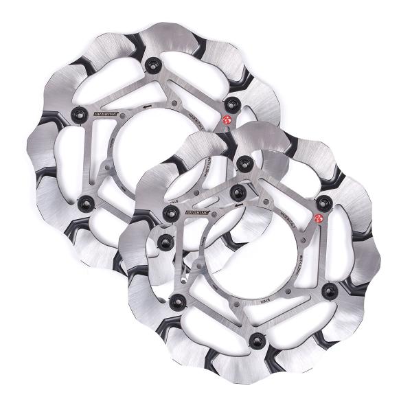 Coppia dischi freno anteriori Braking Batfly BMW F700GS ABS 2013-2018