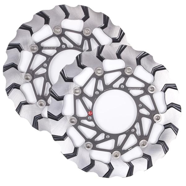 Coppia dischi freno anteriori Braking Batfly Strada Suzuki GSXR1000 2009-2015