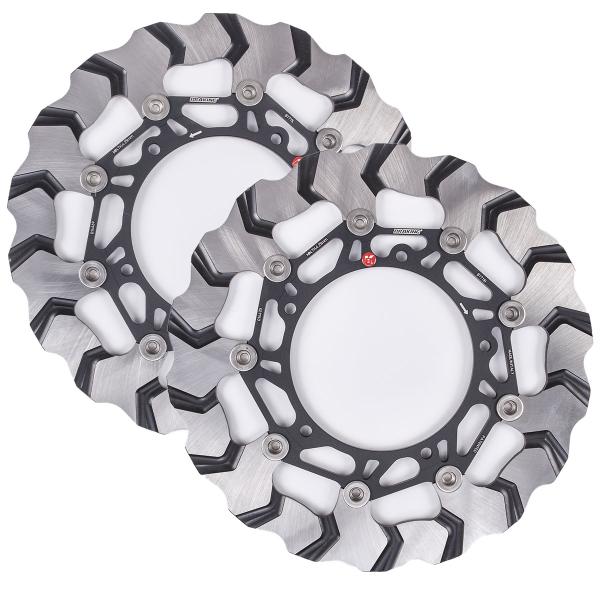 Coppia dischi freno anteriori Braking Batfly Strada Yamaha YZF R6 2005-2016