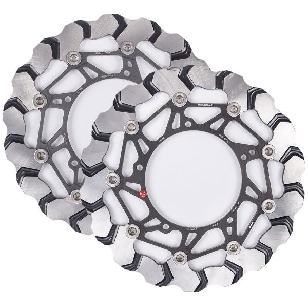 Coppia dischi freno anteriori Braking Batfly Strada Yamaha YZF R1 2007-2011