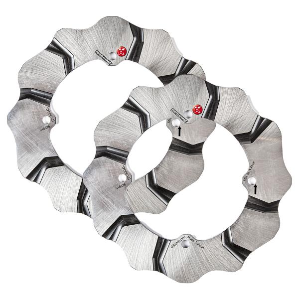 Coppia dischi freno anteriori Braking Batfly Can-Am Commander 1000 Except Package XTP 2019