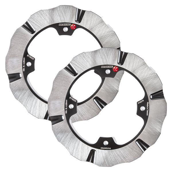 Coppia dischi freno anteriori Braking Batfly Can-Am Maverick Sport 1000 / R 2018-2019