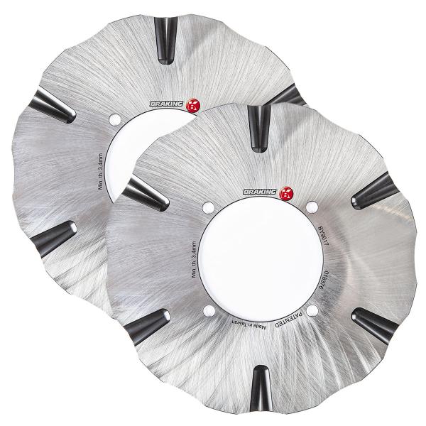 Coppia dischi freno anteriori Braking Batfly Polaris ACE 325 2016