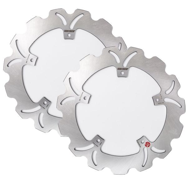 Coppia dischi freno anteriori Braking W-Fix Piaggio X EVO 400 2007-2011