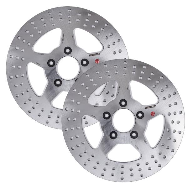 Coppia dischi freno anteriori Braking R-fix Harley Davidson Electra Glide Ultra CL 1450 2000-2006