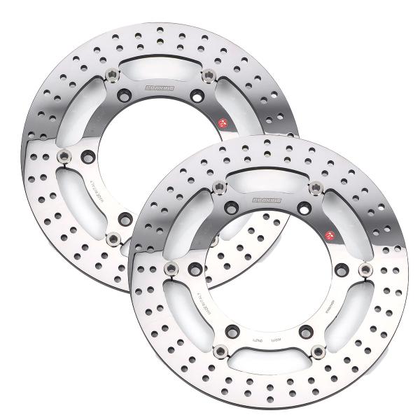 Coppia dischi freno anteriori Braking R-flo Honda ST Pan European 1100 1996-2001