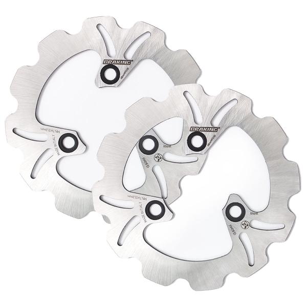 Coppia dischi freno anteriori Braking W-Fix Kymco MXER 50 2003