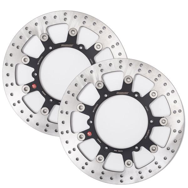 Coppia dischi freno anteriori Braking R-flo KTM LC8 Adventure 950 2002-2006