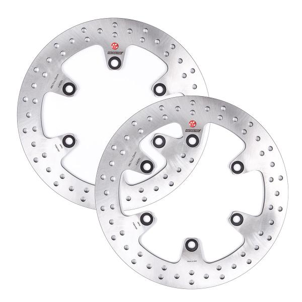 Coppia dischi freno anteriori Braking R-fix Kawasaki GPZ R 900 1984-1989