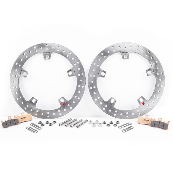 Kit dischi freno maggiorati anteriori 320 Braking BMW R1200GS Adventure ABS 2015-2017