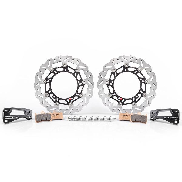 Kit dischi freno maggiorati anteriori 300 Braking Yamaha Tmax 530 ABS 2012-2014