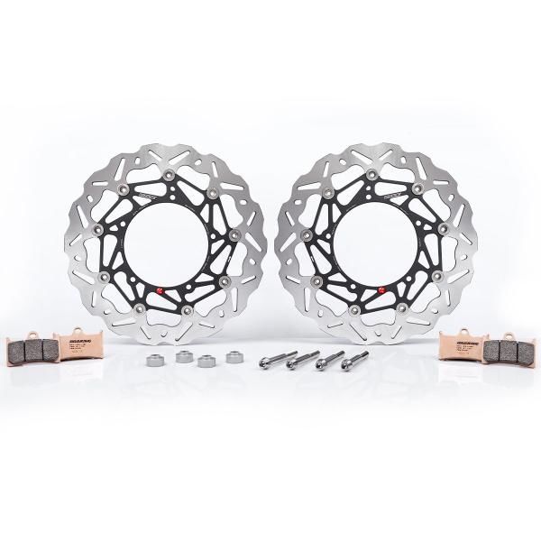 Kit dischi freno maggiorati anteriori 300 Braking Yamaha Tmax 530 Lux Max ABS 2016