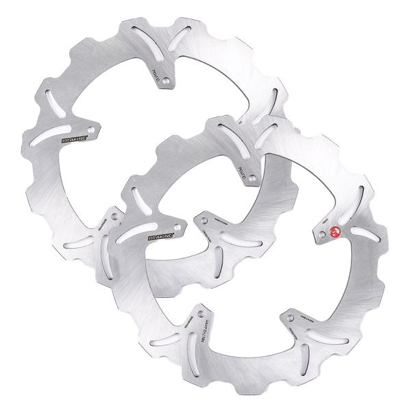 Coppia dischi freno anteriori Braking W-Fix Piaggio X9 Evolution ABS 500 2006-2007