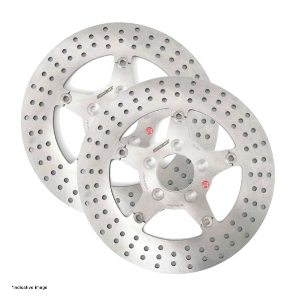 Coppia dischi freno anteriori Braking R-Flo Aprilia SRV850 2012-2016