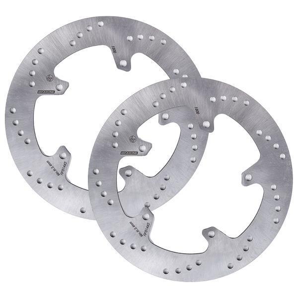 Coppia dischi freno anteriori Braking R-Fix Yamaha Xmax 400 Iron Max ABS 2019-2021