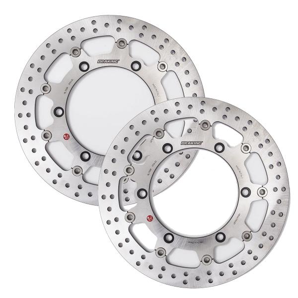 Coppia dischi freno anteriori Braking R-Flo Triumph Thunderbird Sport 900 1996-2004