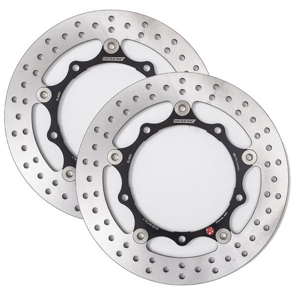 Coppia dischi freno anteriori Braking R-Flo Yamaha Xmax 400 Tech Max 2020-2021