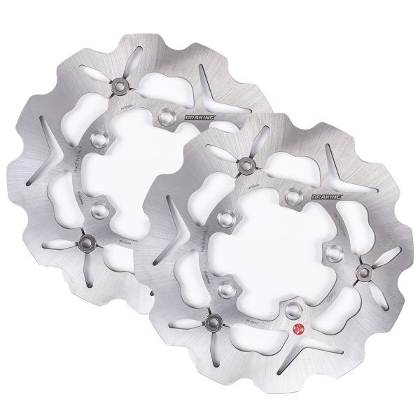 Coppia dischi freno anteriori Braking S3 Kymco People S 300 2008-2010