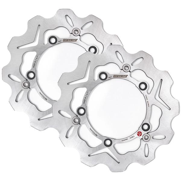 Coppia dischi freno anteriori Braking S3 Suzuki Burgman 650 2004-2012