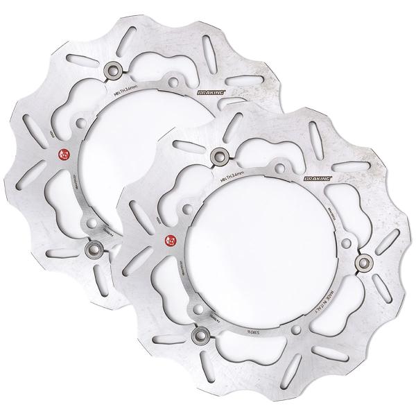 Coppia dischi freno anteriori Braking S3 Yamaha Tmax 500 2004-2007