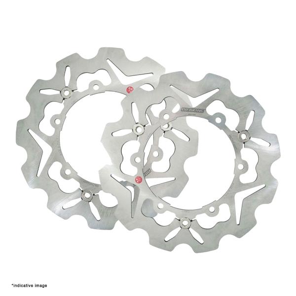 Coppia dischi freno anteriori Braking S3 Aprilia Atlantic 500 2002-2005