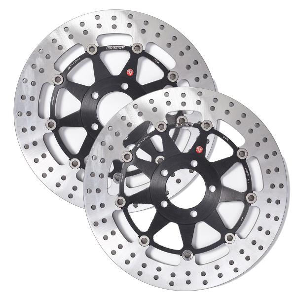Coppia dischi freno anteriori Braking R-Stx Kawasaki Zephyr 1100 1993-1998