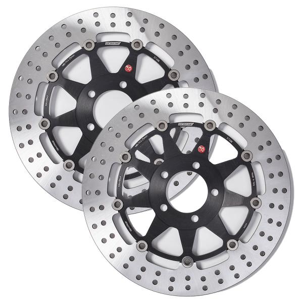 Coppia dischi freno anteriori Braking R-Stx Kawasaki ZR7 750 1999-2003