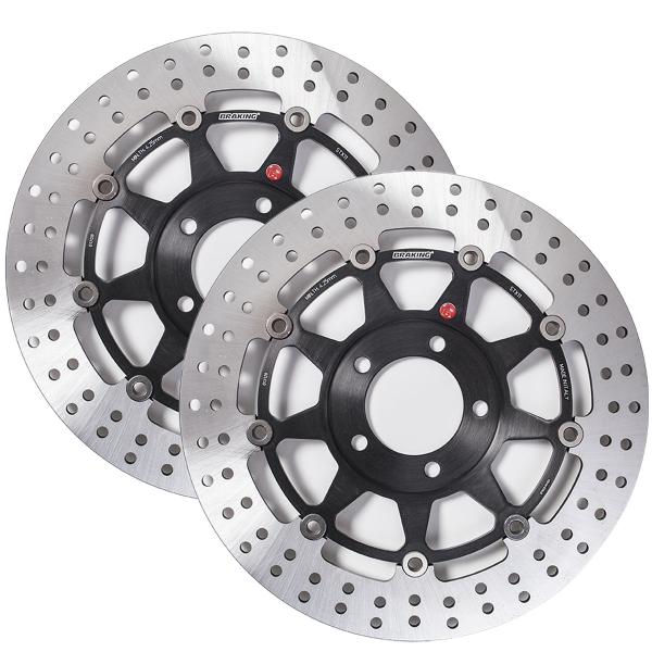 Coppia dischi freno anteriori Braking R-Stx Suzuki GSX750 1997-2003