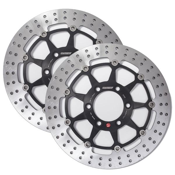 Coppia dischi freno anteriori Braking R-Stx Triumph Daytona T595 950 1996-1998