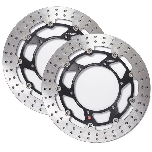 Coppia dischi freno anteriori Braking R-Stx Yamaha FJR AE 1300 2014-2018