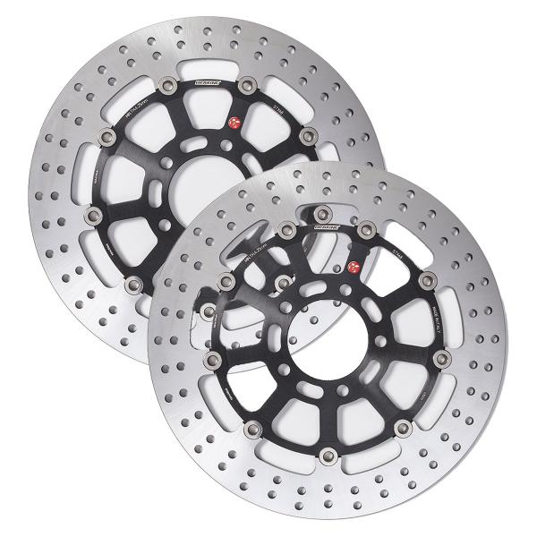 Coppia dischi freno anteriori Braking R-Stx Kawasaki KLV1000 2004-2007