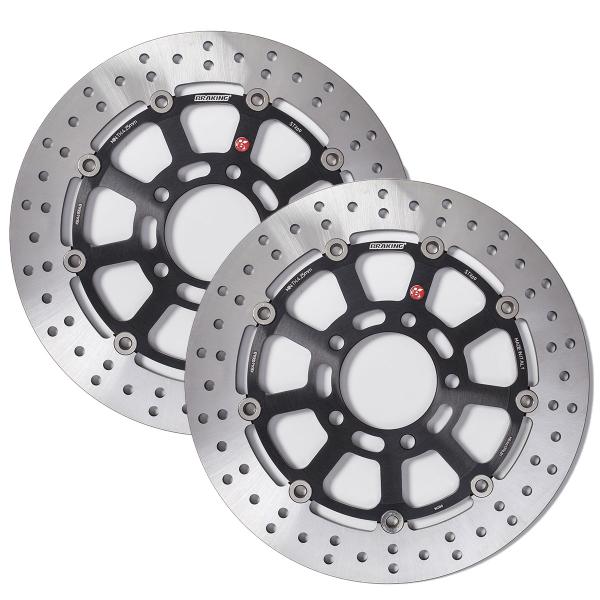 Coppia dischi freno anteriori Braking R-Stx Suzuki GSF650 Bandit 2005-2006