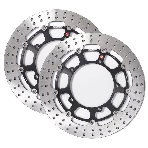 Coppia dischi freno anteriori Braking R-Stx Yamaha Vmax 1700 2009-2016