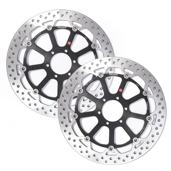 Coppia dischi freno anteriori Braking R-Stx Aprilia RSV1000 Factory 2003-2007