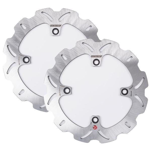 Coppia dischi freno anteriori Braking W-Fix Suzuki Burgman 650 2002-2005