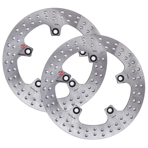 Coppia dischi freno anteriori Braking R-fix Suzuki Burgman Twin disk 400 2006-2015