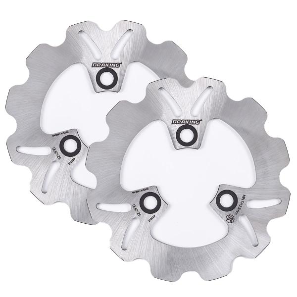 Coppia dischi freno anteriori Braking W-Fix Suzuki LT R QuadRacer 450 2006-2010