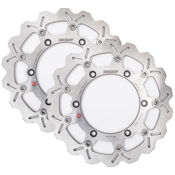 Coppia dischi freno anteriori Braking W-flo Triumph Speedmaster 865 2005-2009