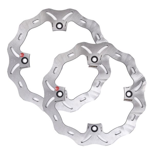 Coppia dischi freno anteriori Braking W-Fix Honda CB450S 1985-1989