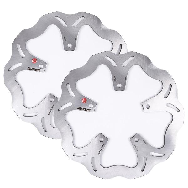 Coppia dischi freno anteriori Braking W-Fix Peugeot Geopolis GT 300 2013-2015