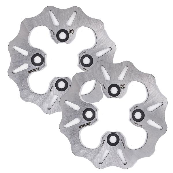 Coppia dischi freno anteriori Braking W-Fix Kawasaki KFX450R 2008-2014