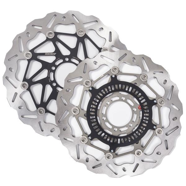 Coppia dischi freno anteriori Braking SK2 Moto Guzzi Breva 1100 ABS 2005-2007