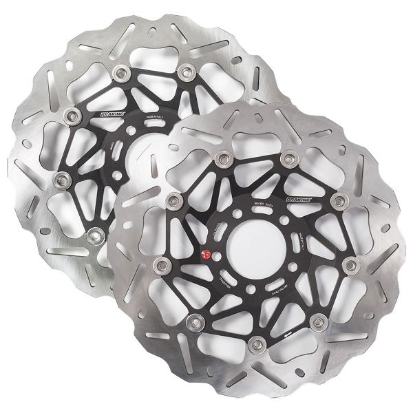 Coppia dischi freno anteriori Braking SK2 Suzuki GSXR1100 1989-2000