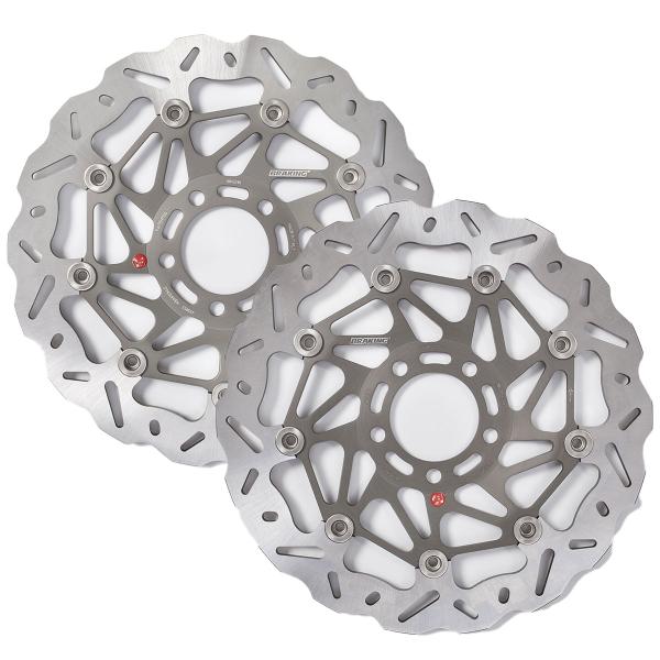 Coppia dischi freno anteriori Braking SK2 Kawasaki ZX9R Ninja 1998-1999